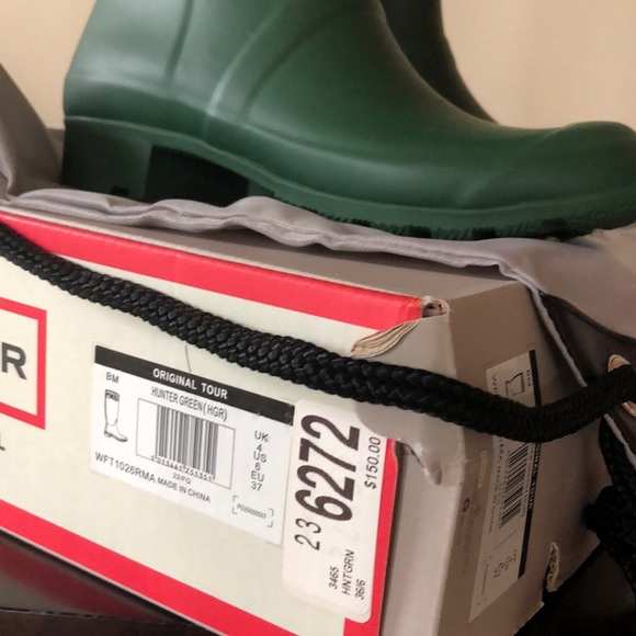 NWT Hunter Boots Original Tour Size 6 - Picture 4 of 8